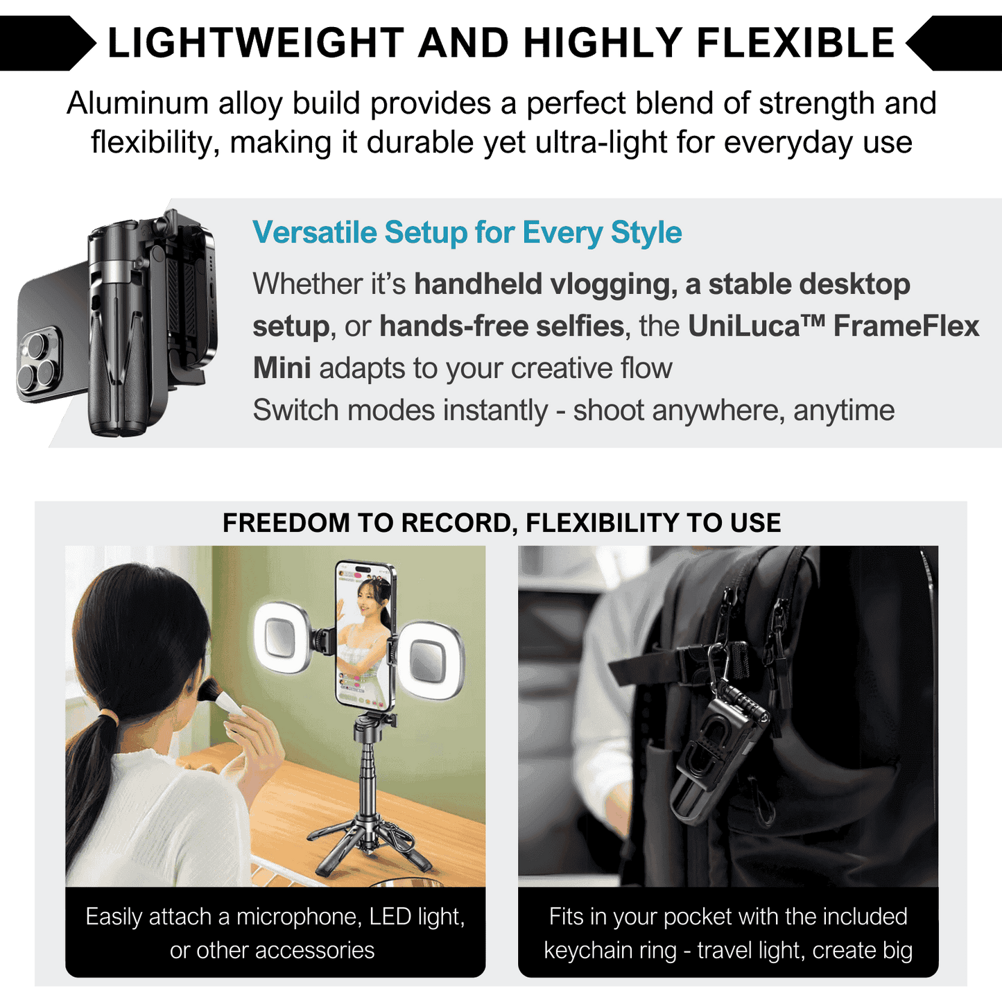 UniLuca™ FrameFlex Mini - For All Smartphones