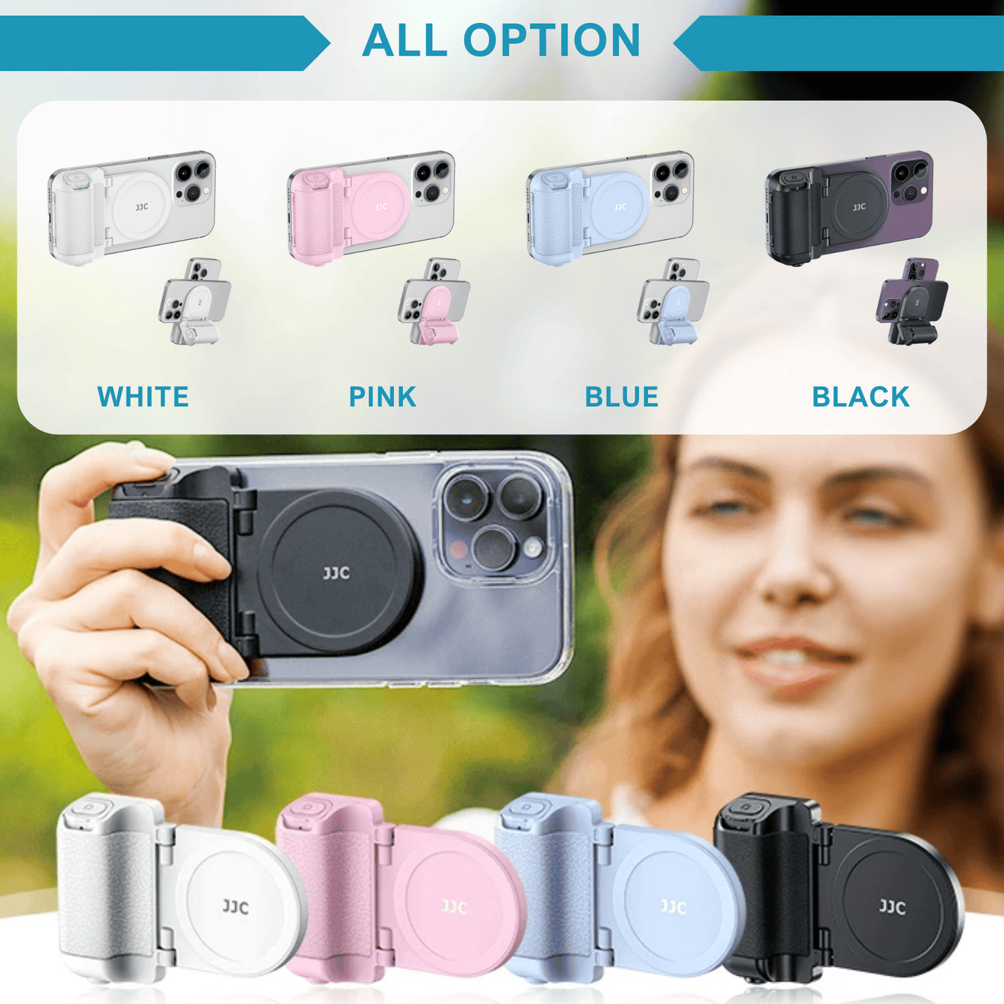 Uniluca™ MagGrip Vlogger Pro – Works on all smartphones