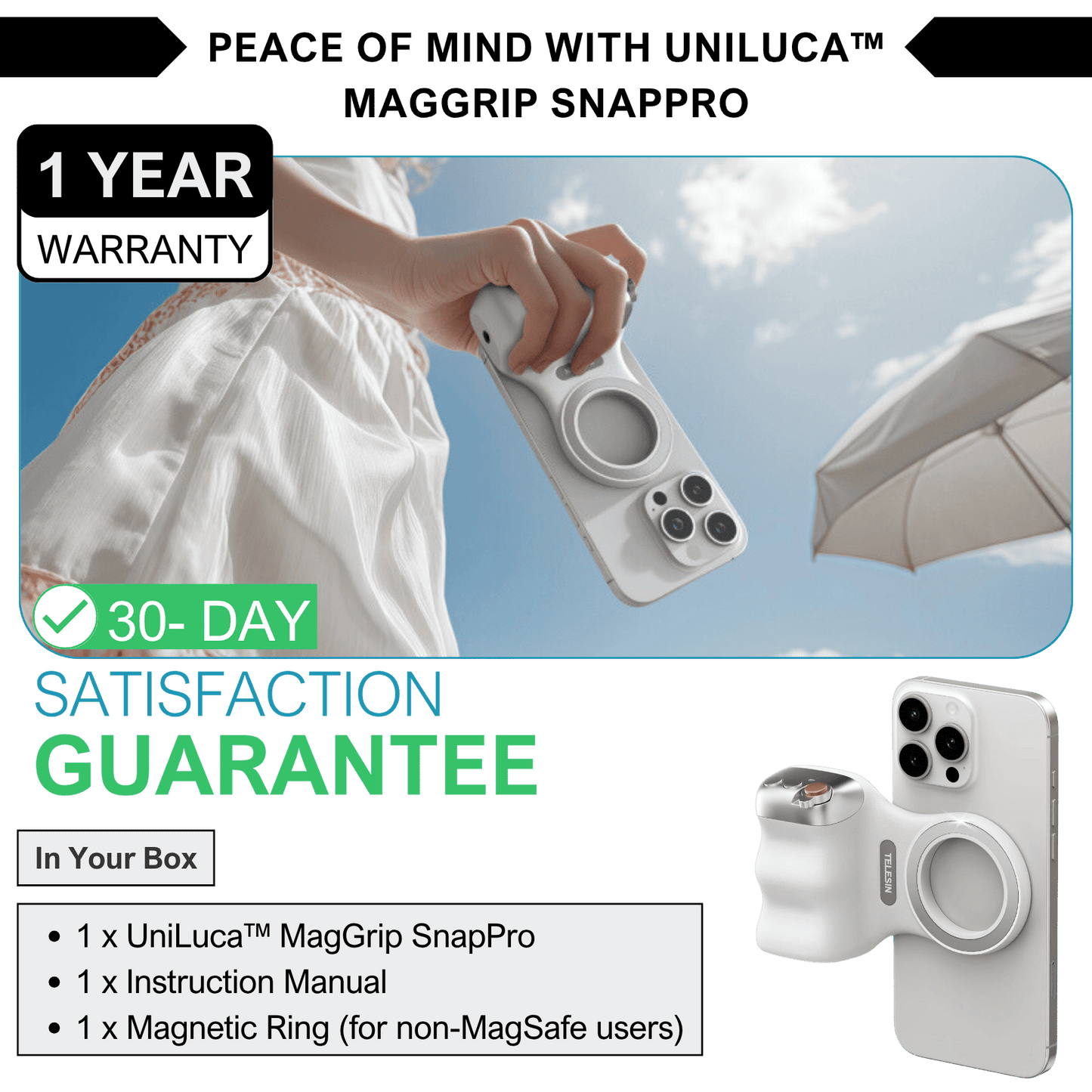 UniLuca™ MagGrip SnapPro - For All Smartphones