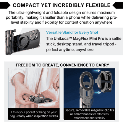 UniLuca™ MagFlex Mini Pro - Works on All Smartphones