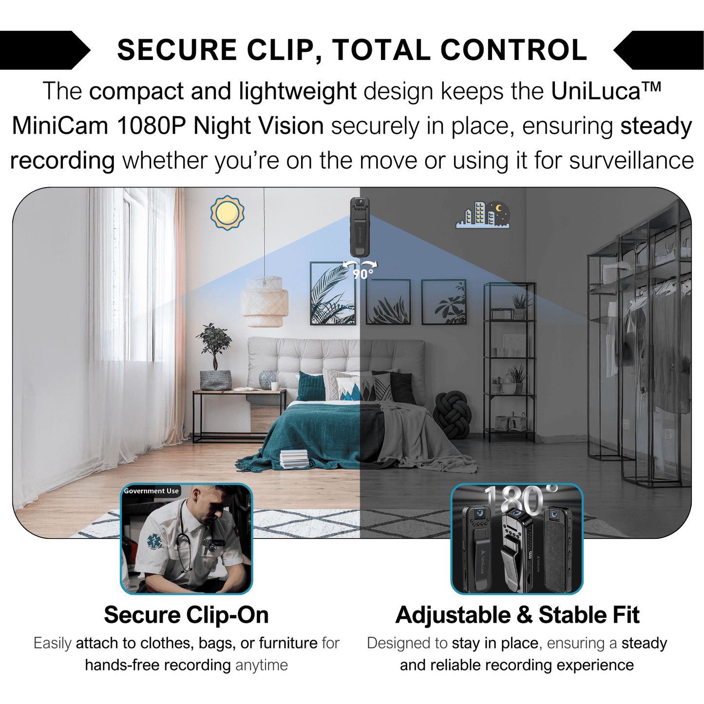 UniLuca™ Minicam 1080P Night Vision