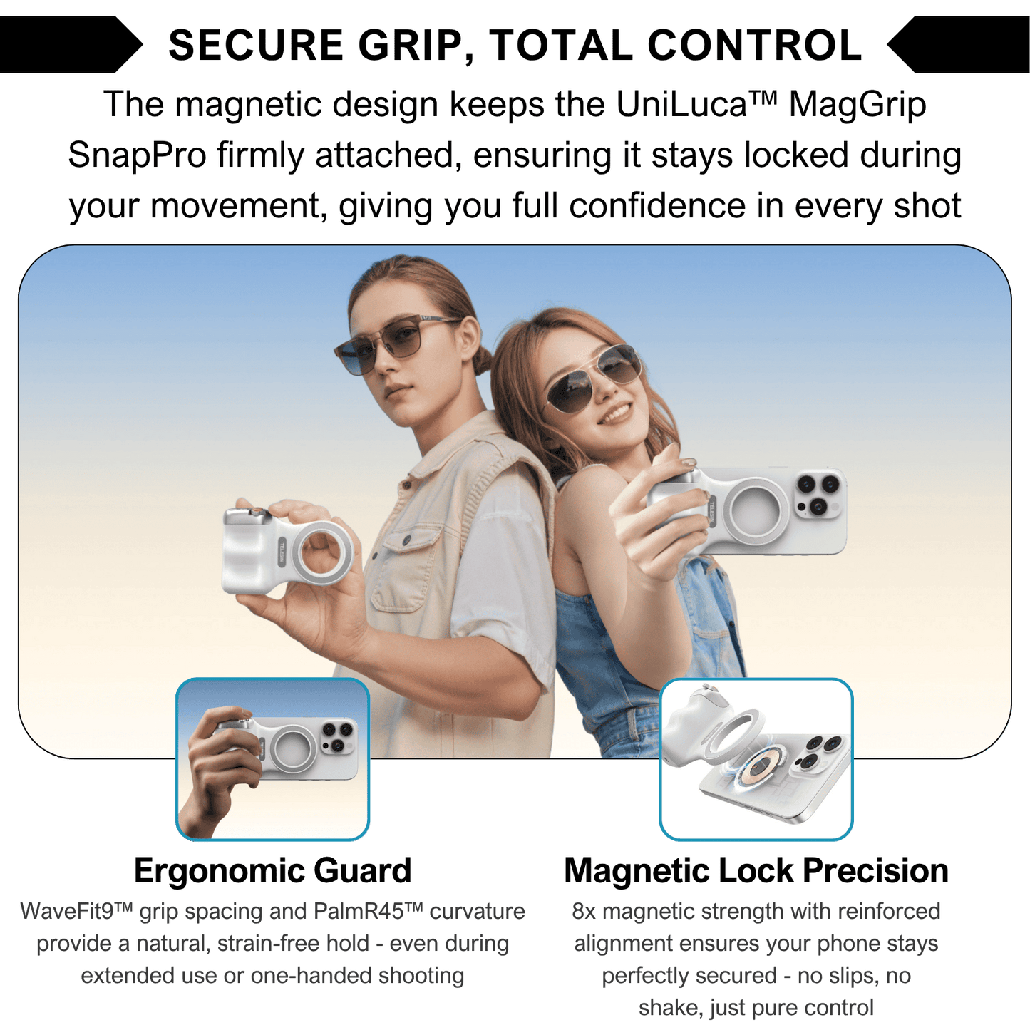 UniLuca™ MagGrip SnapPro - For All Smartphones