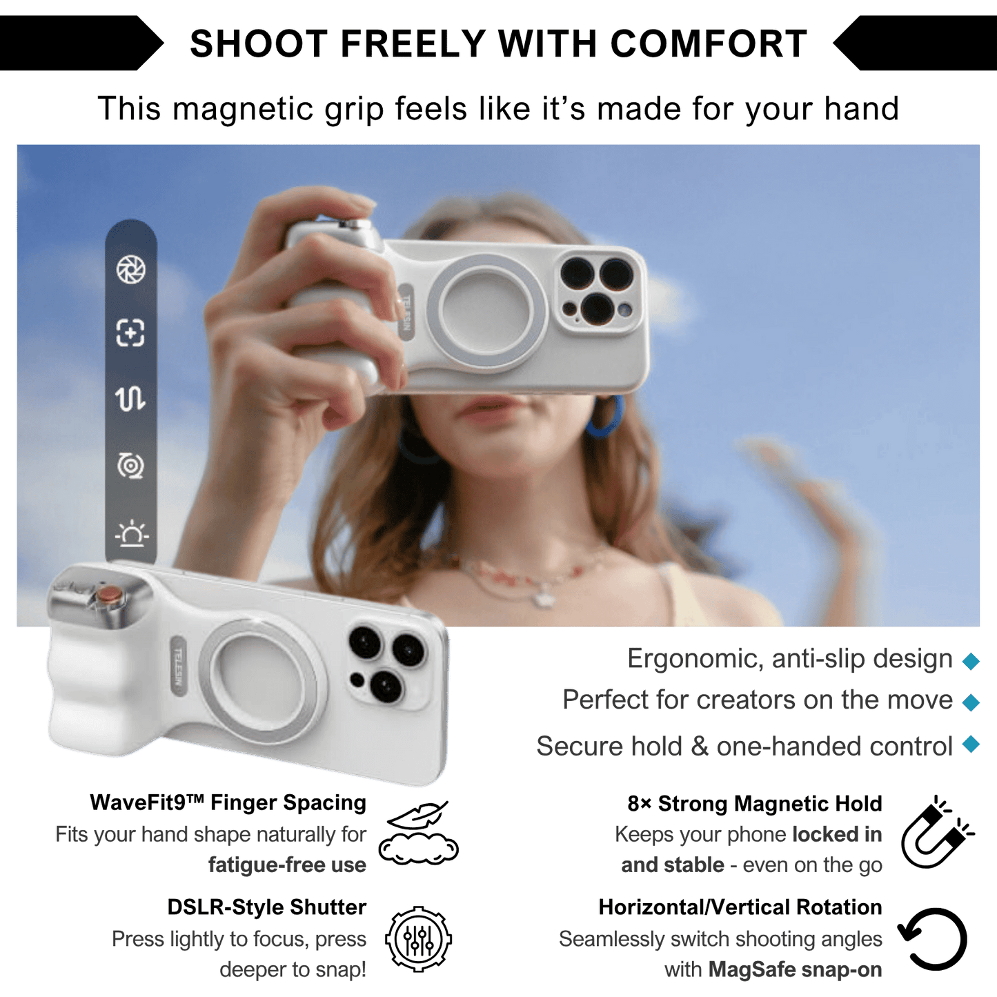 UniLuca™ MagGrip SnapPro - For All Smartphones